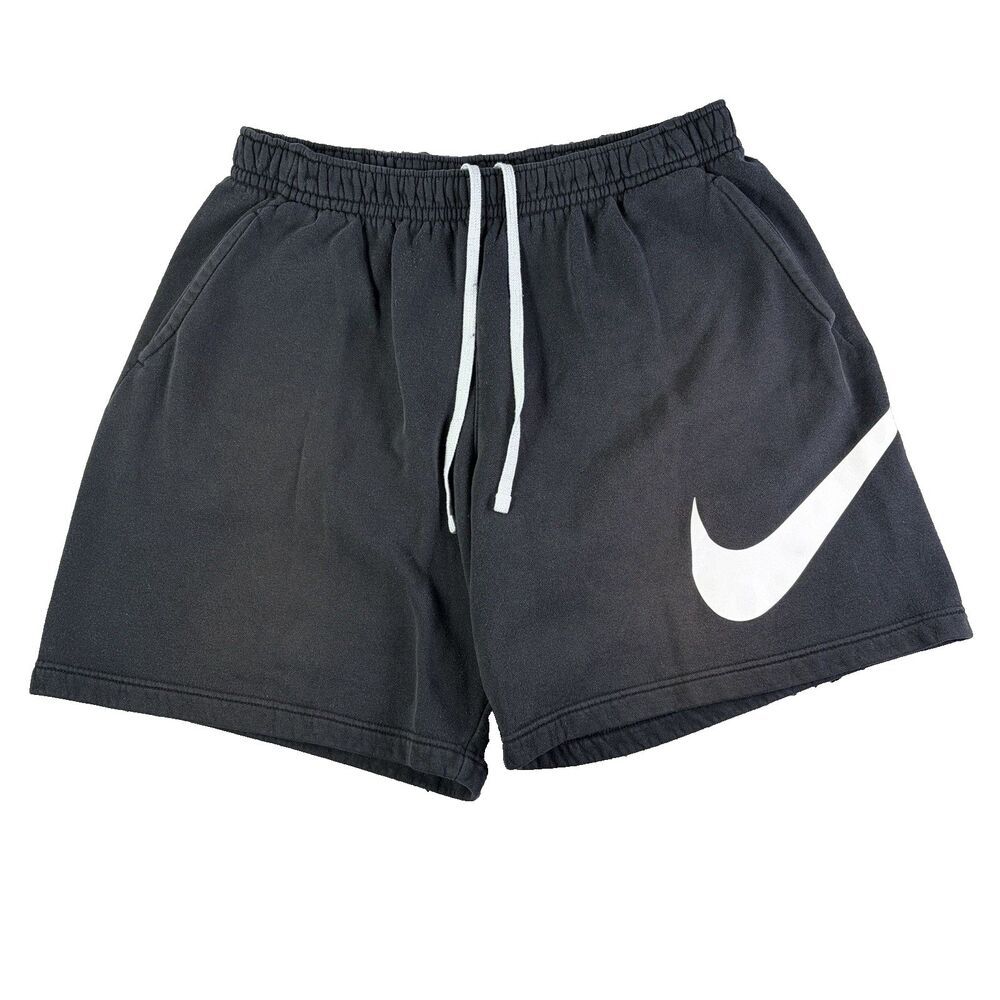 Nike Sportswear Club Fleece Shorts Mens XL Black Activewear Training Gym Running